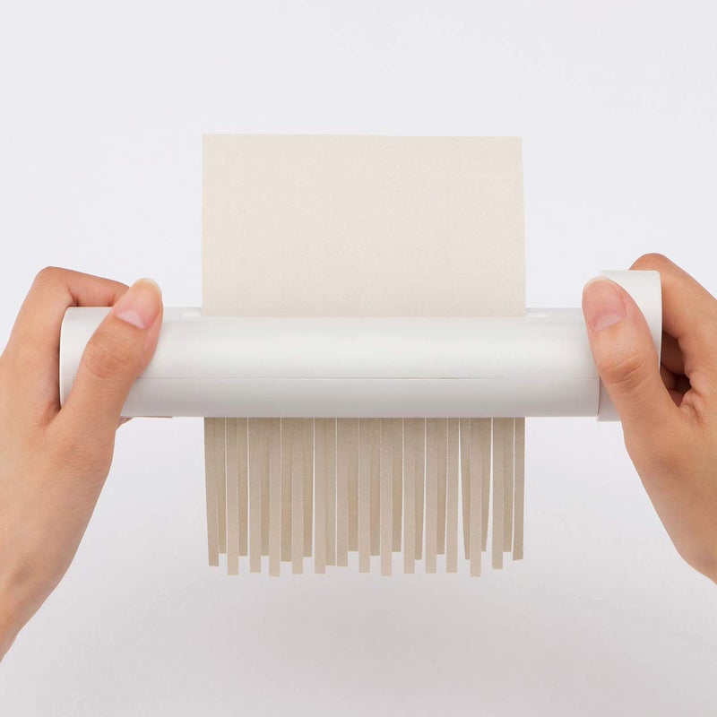 Muji Handy Shredder, Off-White, Small - Image 4
